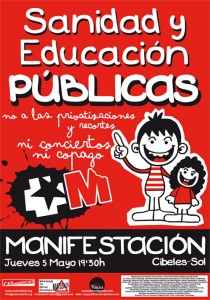 CONVOCATORIA SANIDAD Y EDUCACIÓN PÚBLICOS