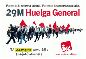 Acto público: «Paremos la reforma laboral, Luchemos por nuestro futuro»  21 de Marzo 19 Horas,  Ayuntamiento de Majadahonda