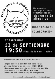 Despensa solidaria en Majadahonda